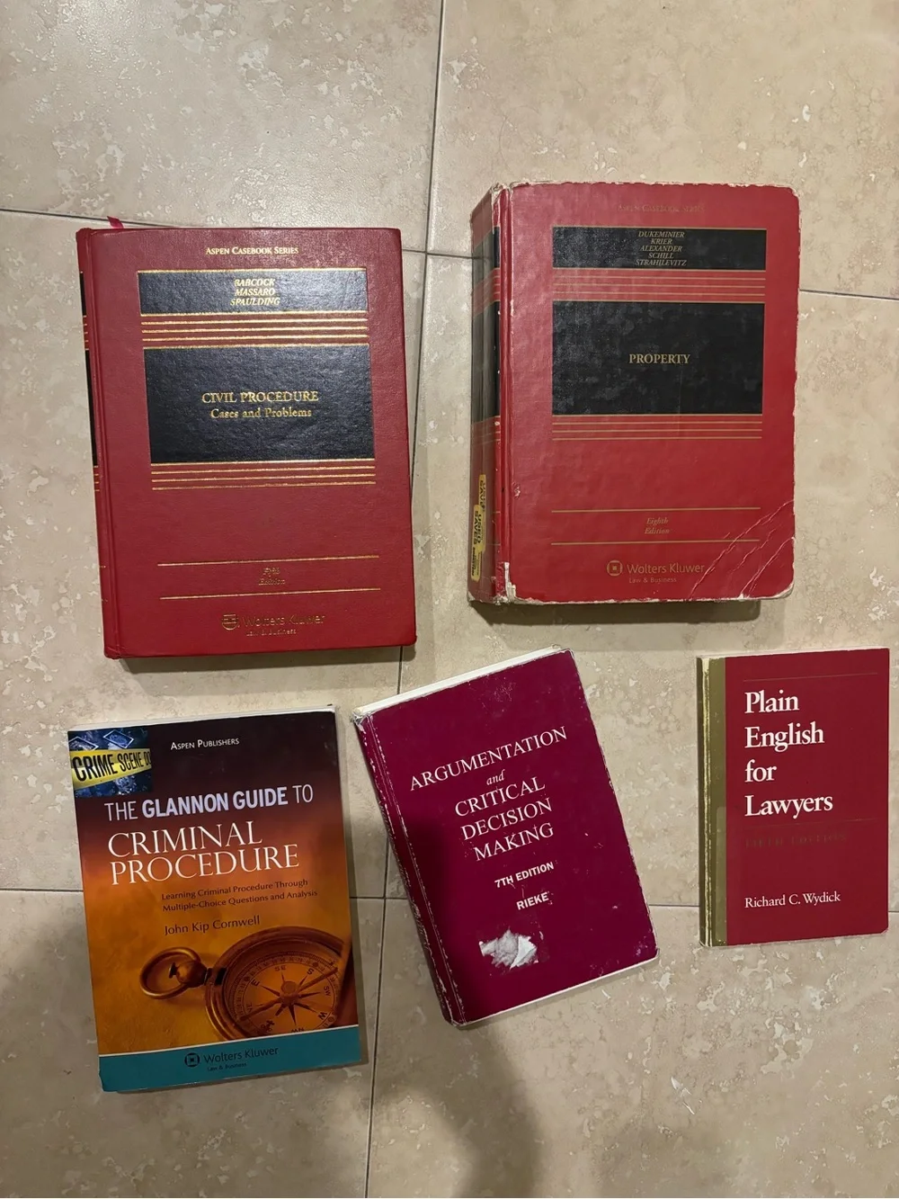 Law textbooks!